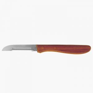 Pelapatate lama inox con manico in legno