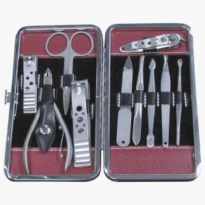 Ast. manicure rigido skai 10 pz inox - Art. 3940/I10