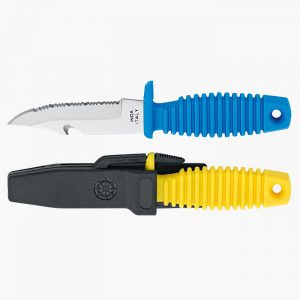 Coltello sub lama cm 9 inox dent. tagliasagola - Art. SHARK9
