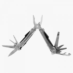 Pinza inox multiuso con manico colore con fodero - Art. AU25010